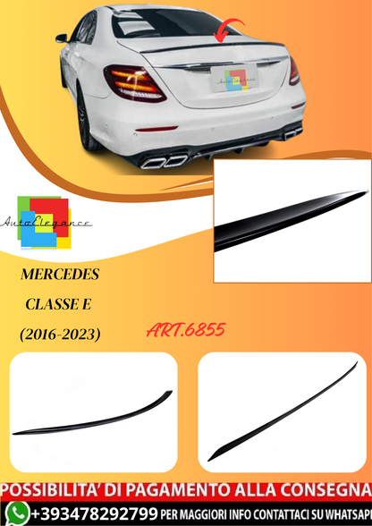 💫ART.6855 Spoiler Posteriore E63 AMG Look per Mercedes Classe E (2016-2023)💫