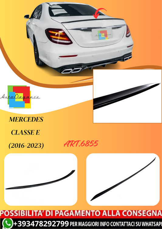 💫ART.6855 Spoiler Posteriore E63 AMG Look per Mercedes Classe E (2016-2023)💫