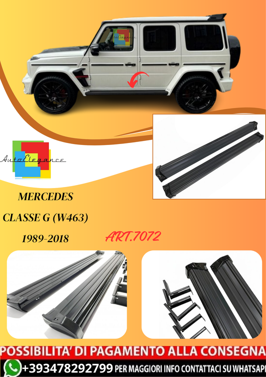💫ART.7072 Pedane Laterali in Alluminio per Mercedes Classe G (W463) 1989-2018💫