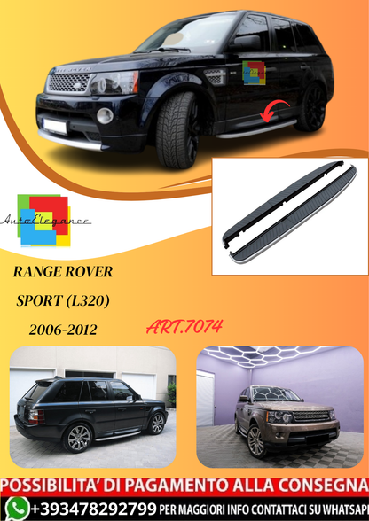 💫ART.7074 Pedane Laterali in Alluminio per Range Rover Sport (L320) 2006-2012💫