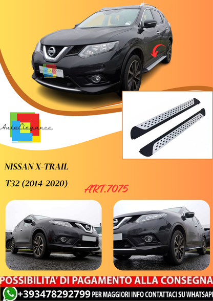 💫ART.7075 NIT32001 Pedane Laterali per Nissan X-Trail T32 (2014-2020)💫