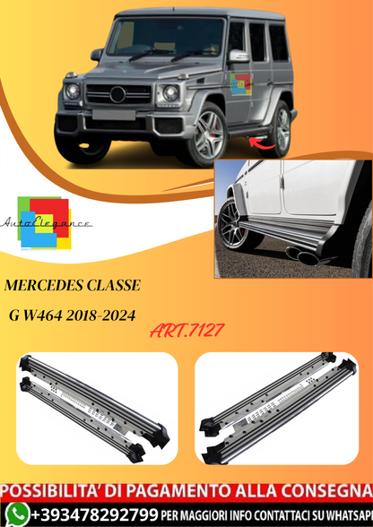 💫ART.7127 Pedane Laterali in Alluminio per Mercedes Classe G W464 2018-2024💫