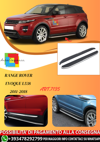 💫ART.7135 Pedane Laterali per Range Rover Evoque L538 2011-2018 DYNAMIC💫