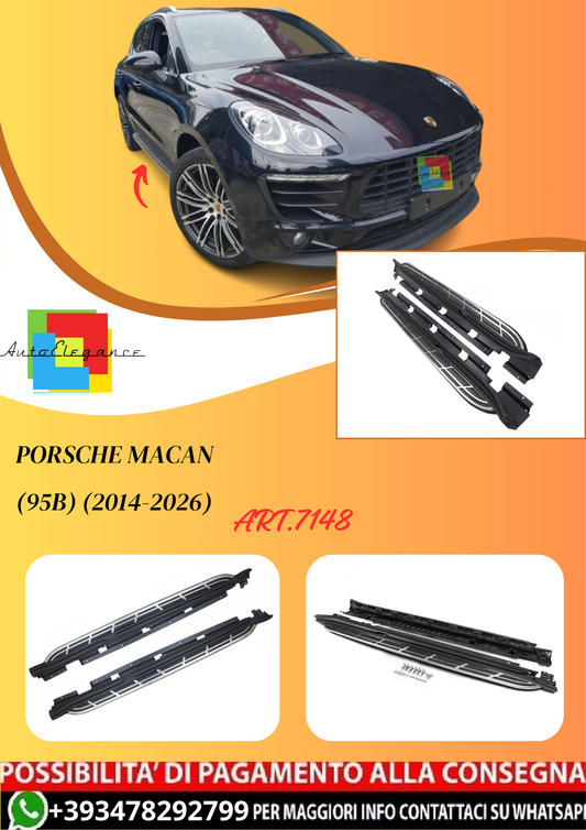 💫ART.7148 Pedane Laterali per Porsche MACAN (95B) (2014-2026)💫