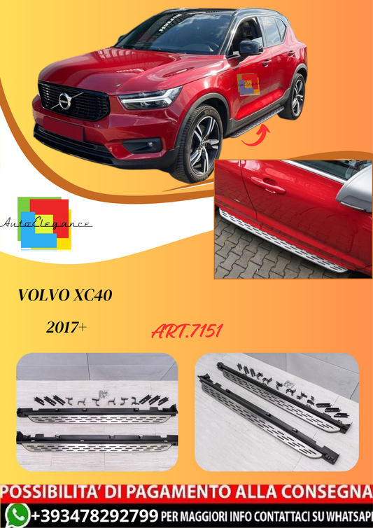 💫ART.7151 Pedane Laterali per Volvo XC40 2017+💫