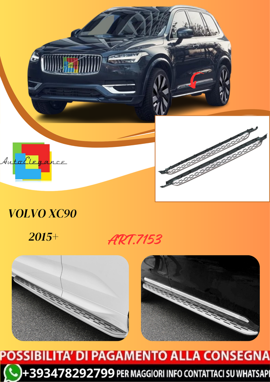 💫ART.7153 Pedane Laterali in Alluminio per Volvo XC90 2015+💫
