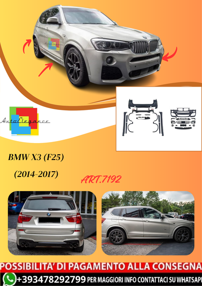 💫ART.7192 Bodykit M Sport Look per BMW X3 (F25) (2014-2017)💫
