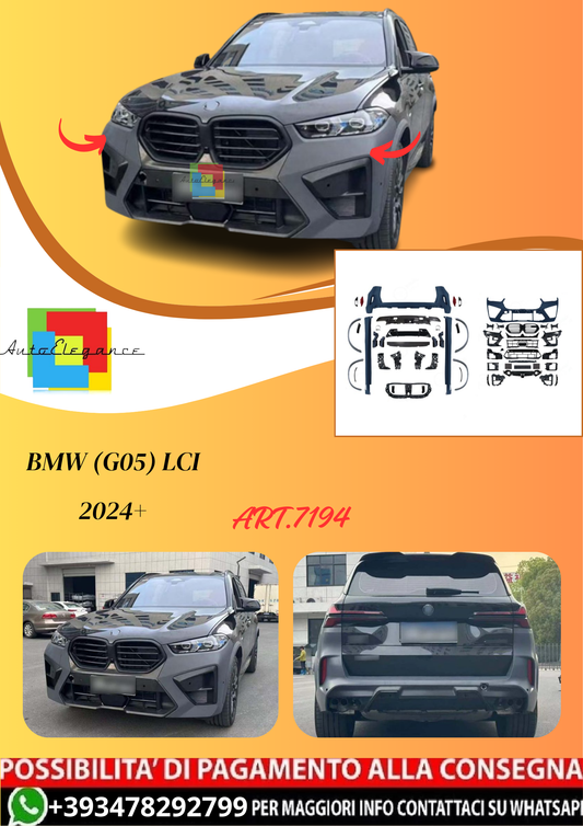 💫ART.7194 Bodykit X5M Look per BMW (G05) LCI 2024+💫