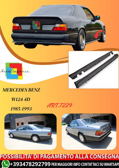 💫ART.7229 MINIGONNE LATERALI "SPORT" per MERCEDES W124 4D 85-93💫
