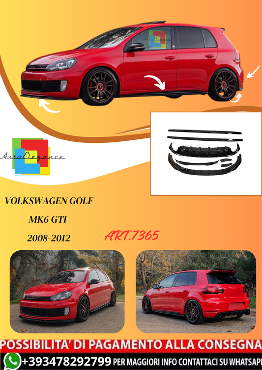 💫ART.7365 Bodykit per VW VOLKSWAGEN Golf Mk6 GTI 2008-2012💫
