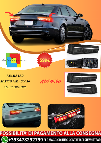💫ART.4590 Fanali LED adatto per Audi A6 A6L C7 2012-2016💫