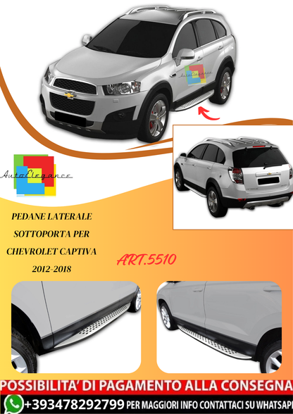 💫ART.5510 Pedane Laterale Sottoporta Per Chevrolet Captiva 2012-2018 💫