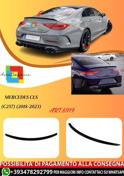 💫ART.6919 Spoiler Posteriore AMG Look per Mercedes CLS (C257) (2018-2023)💫