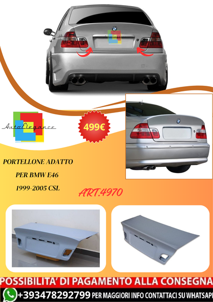 💫ART.4970 Portellone adatto per BMW E46 1999-2005 CSL💫