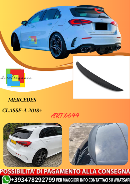 💫ART.6644 Spoiler Look AMG per Mercedes A-Class 2018+ Nero Lucido💫