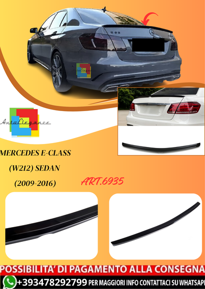 💫ART.6935 Spoiler Posteriore per Mercedes E-Class (W212) Sedan (2009-2016)💫