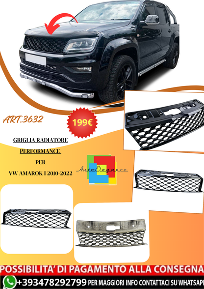 💫ART.3632 Griglia radiatore Performance per VW Amarok I 2010-2022💫