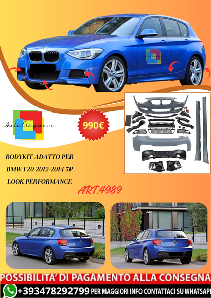 💫ART.4989 Bodykit adatto per BMW F20 2012-2014 5P Look Performance💫