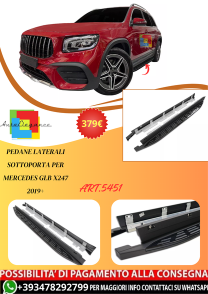 💫ART.5451 Pedane Laterali Sottoporta per Mercedes GLB X247 2019+💫