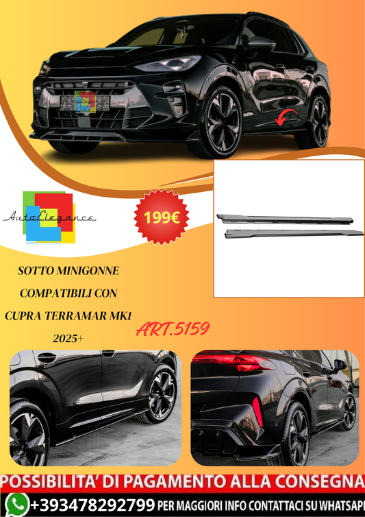 💫ART.5159 Sotto Minigonne compatibili con CUPRA Terramar Mk1 2025+💫