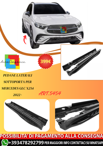💫ART.5454 Pedane Laterali Sottoporta Per Mercedes GLC X254 2022+💫