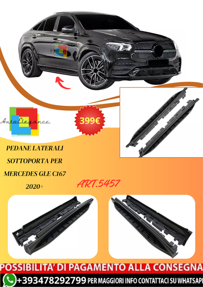 💫ART.5457 Pedane Laterali Sottoporta per Mercedes GLE C167 2020+💫