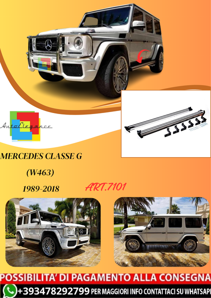 💫ART.7101 Pedane Laterali in Alluminio per Mercedes Classe G (W463) 1989-2018💫