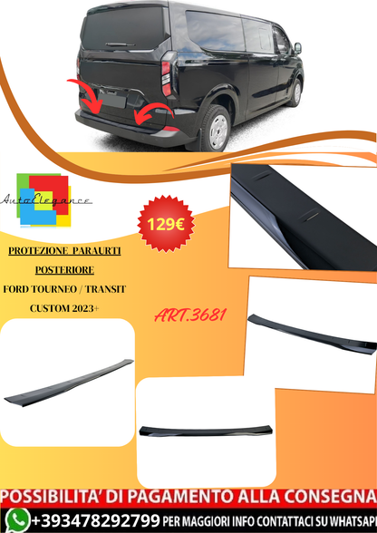 💫ART.3681 Protezione Paraurti Posteriore per Ford Tourneo / Transit 2023+💫