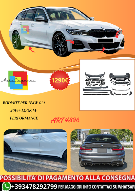 💫ART.4896 Bodykit per BMW G21 2019+ Look M-Performance💫