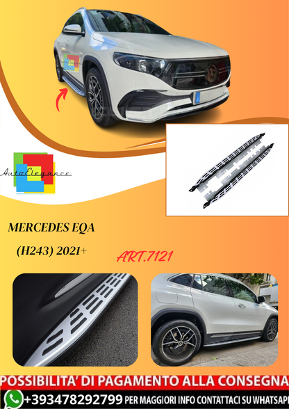 💫ART.7121 Pedane Laterali in Alluminio per Mercedes EQA (H243) 2021+💫