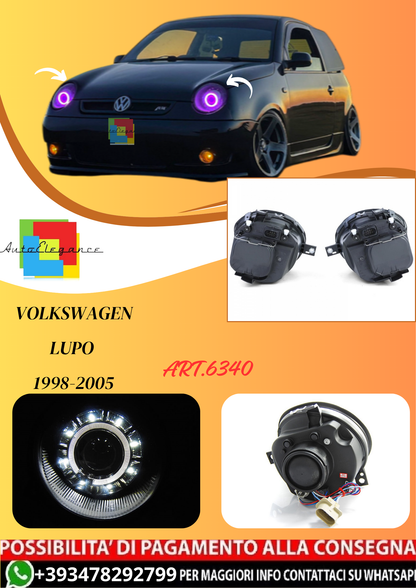 💫ART.6340 FARI DAYLIGHT NERI per VW LUPO 1998-2005💫