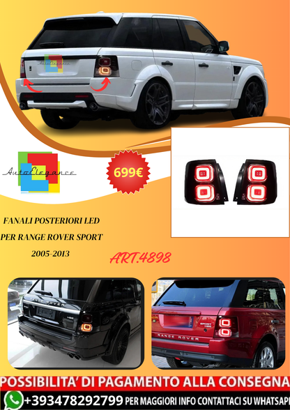 💫ART.4898 Fanali Posteriori LED per Range Rover Sport 2005-2013💫