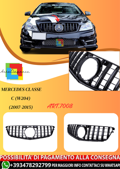 💫ART.7008 Griglia Panamericana GT per Mercedes Classe C (W204) (2007-2015)💫