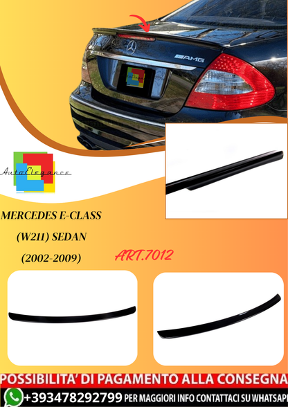 💫ART.7012 Spoiler Posteriore per Mercedes E-Class (W211) Sedan (2002-2009)💫