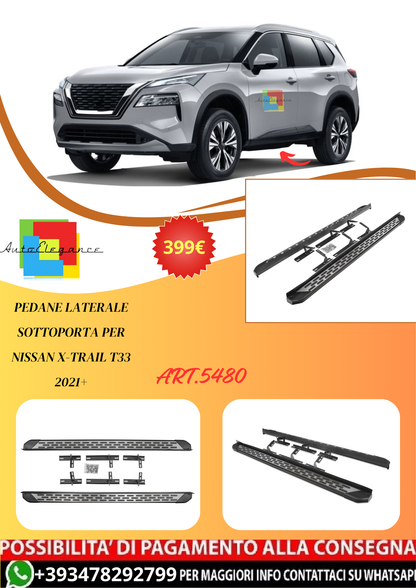 💫ART.5480 Pedane Laterale Sottoporta Per Nissan X-Trail T33 2021+💫