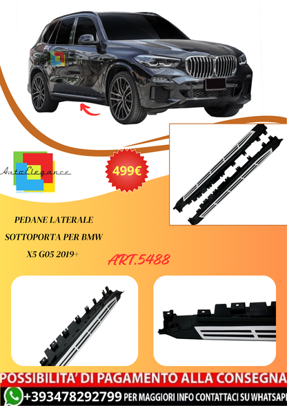 💫ART.5488 Pedane Laterale Sottoporta per Bmw X5 G05 2019+💫