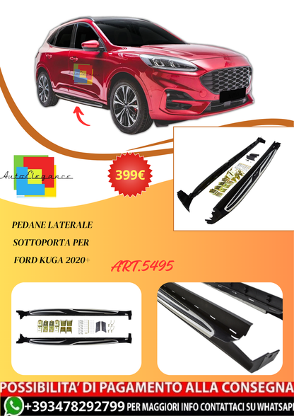 💫ART.5495 Pedane Laterale Sottoporta per Ford Kuga 2020+💫