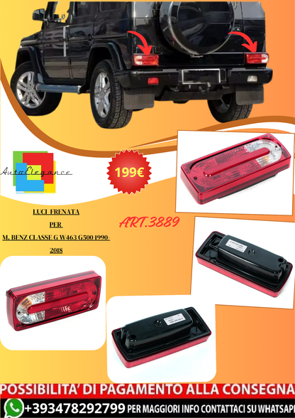 💫ART.3889 Luce frenata LED Per M. Benz Classe G W463 G500 G550 G63 1990-2018💫