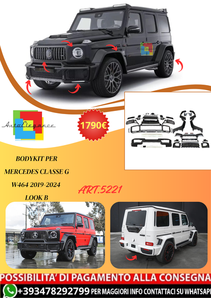 💫ART.5221 Bodykit per Mercedes Classe G W464 2019-2024 Look B💫