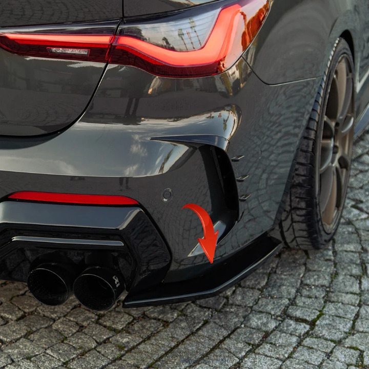 ⭐Rear Side Splitter Suitable for BMW 4 Series Coupe/ G22 M-Pack 20-24⭐ 