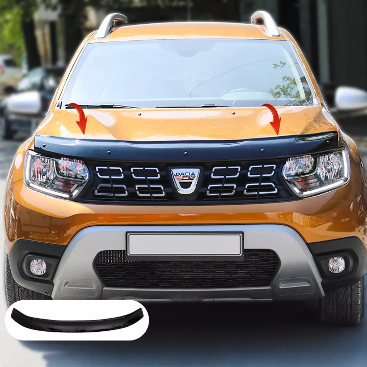 ⭐PPROTEZIONI PORTIERE ADATTO PER DACIA Duster Serie 2 2018+ Gloss Black⭐