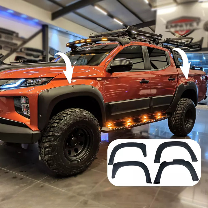 ⭐Parafanghi compatibili con MITSUBISHI L200 2019+ Adblue con ABE TÜV⭐