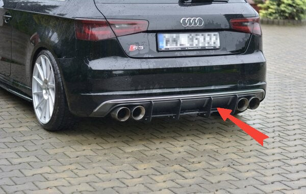 💎Diffusore paraurti per Audi A3 8V Berlina Convertibile 16-19 Standard S3💎