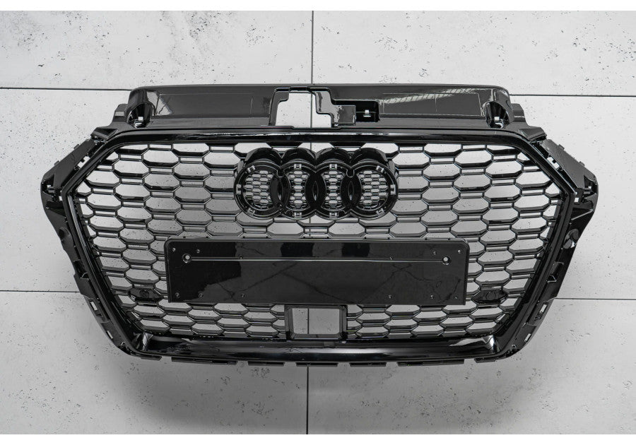 💫ART.3934 Griglia Radiatore per Audi A3 8V2 S-line S3 2017-2020 (Nero Lucido)💫