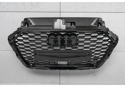 💫ART.3934 Griglia Radiatore per Audi A3 8V2 S-line S3 2017-2020 (Nero Lucido)💫