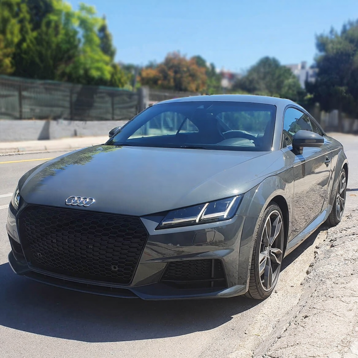 💥ART.4113 Paraurti Anteriore adatto per AUDI TT 14-18 LOOK S LINE💥