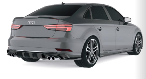 💕Flaps posteriore   adatto per  Audi A3 8V facelift sedan 2016-2020💕
