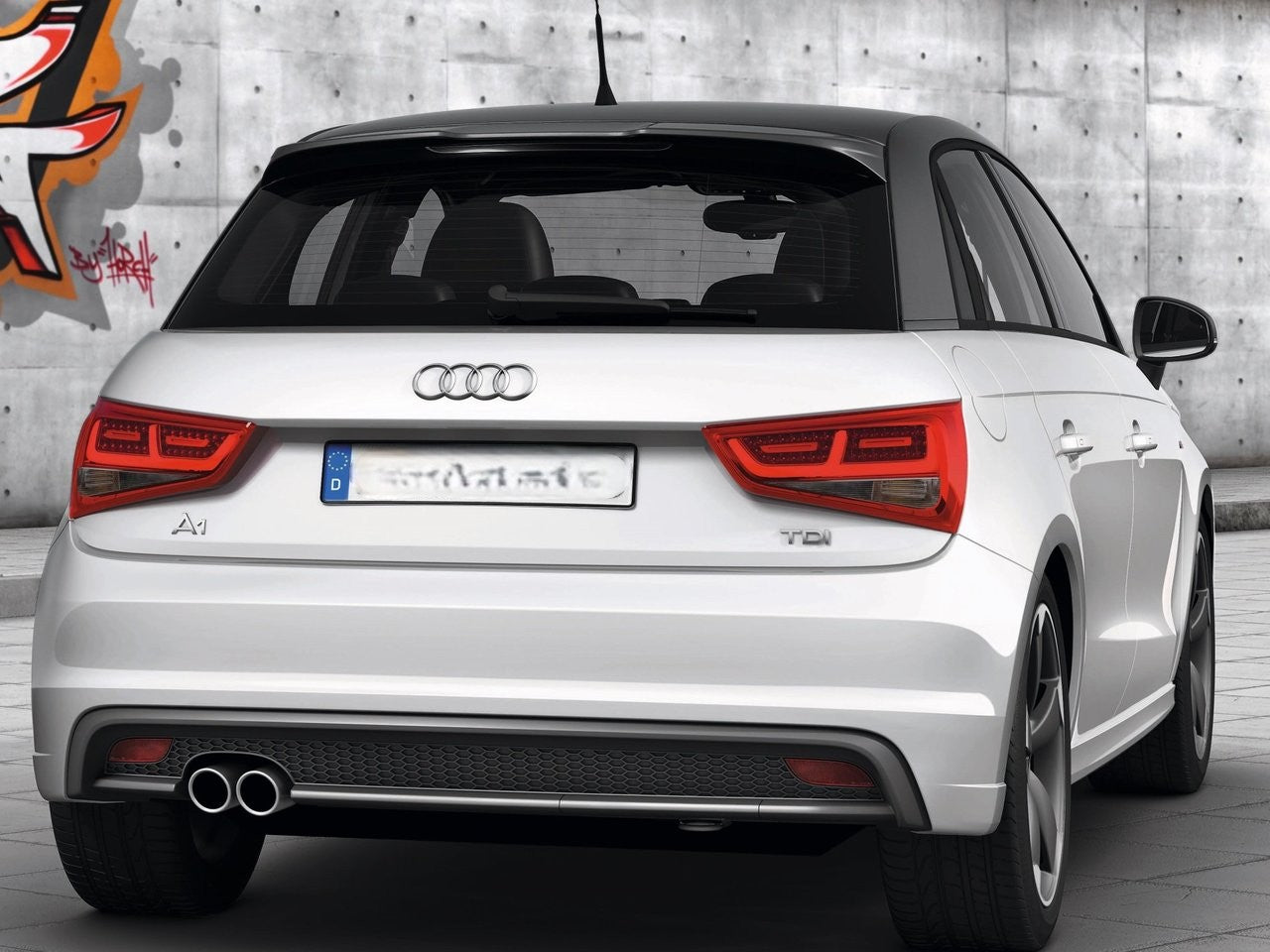 💫 ART.6175 Fanali posteriori LED fume adatti per AUDI A1 2010-12.2014 💫