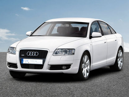 💫ART.5863 Fari anteriori neri adatti per AUDI A6 C6 04.04-08💫
