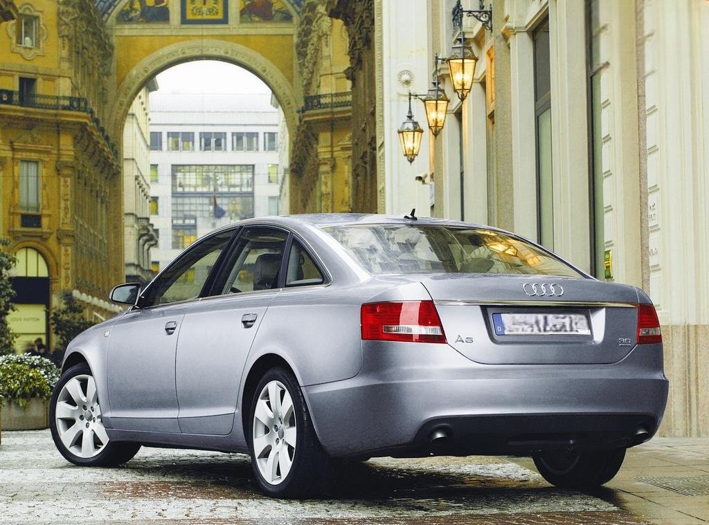 💫 ART.6046 Fanali posteriori LED fumé adatti per Audi A6 C6 Berlina 2004–2008 (6 Pin) 💫